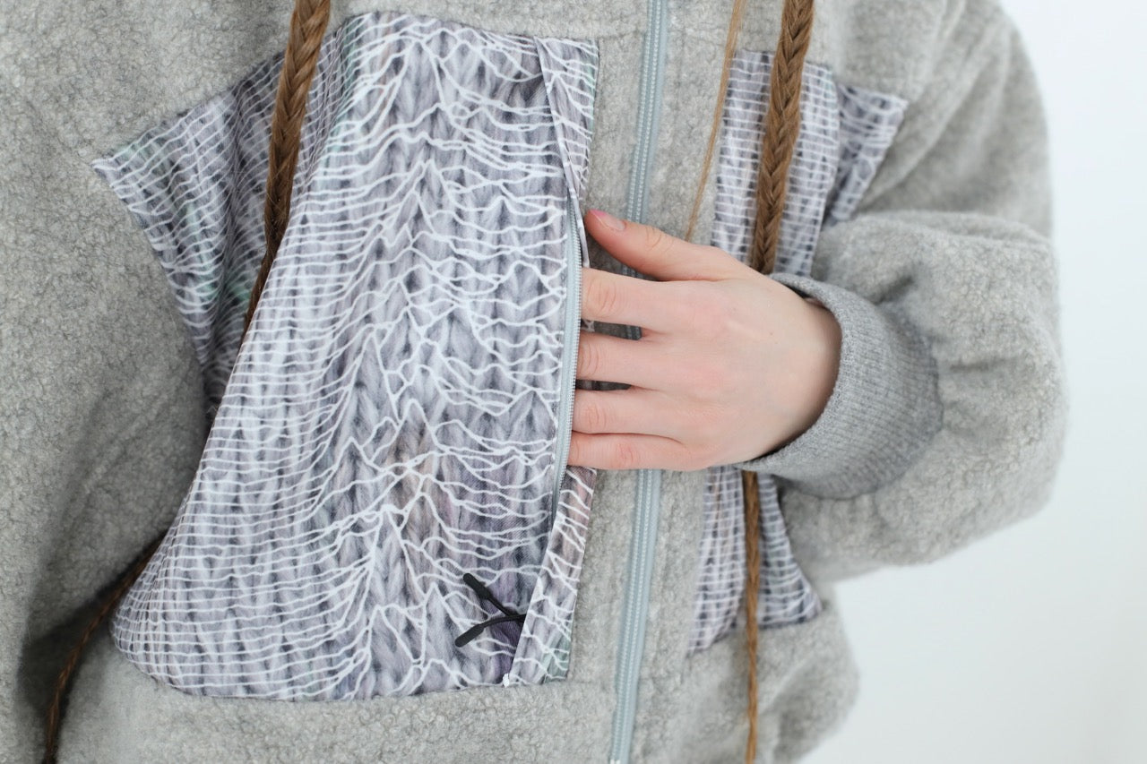 先行予約 BEDSIDEDRAMA / Outdoor Big Pocket Mix Blouson