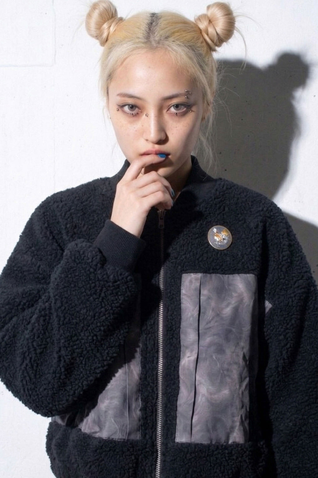 先行予約 BEDSIDEDRAMA / Outdoor Big Pocket Mix Blouson