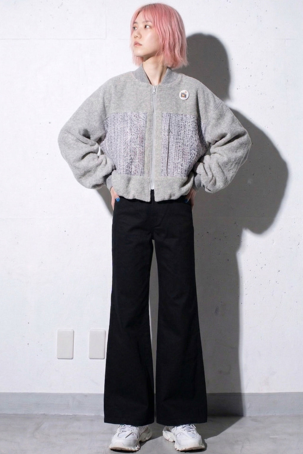 先行予約 BEDSIDEDRAMA / Outdoor Big Pocket Mix Blouson