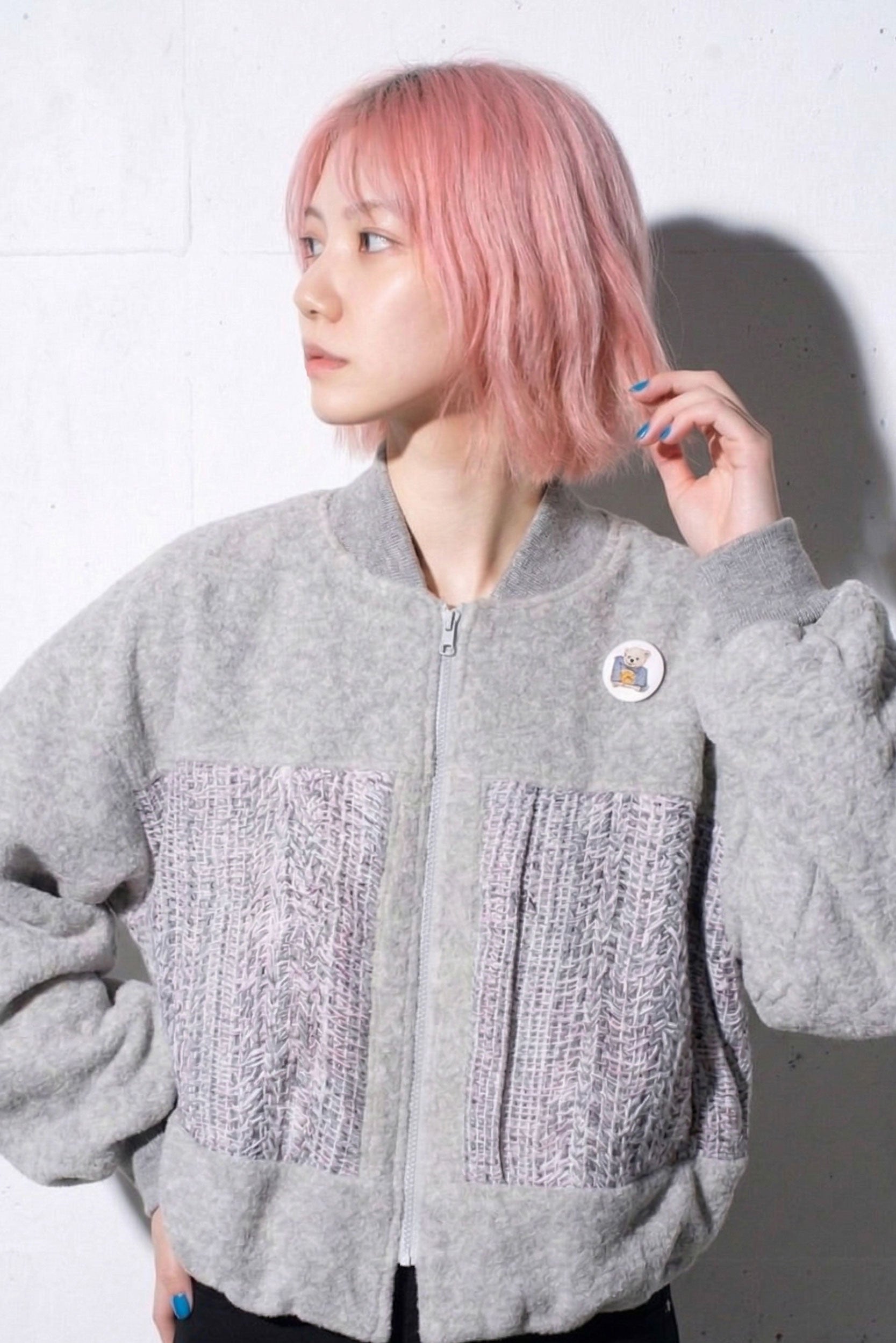 先行予約 BEDSIDEDRAMA / Outdoor Big Pocket Mix Blouson