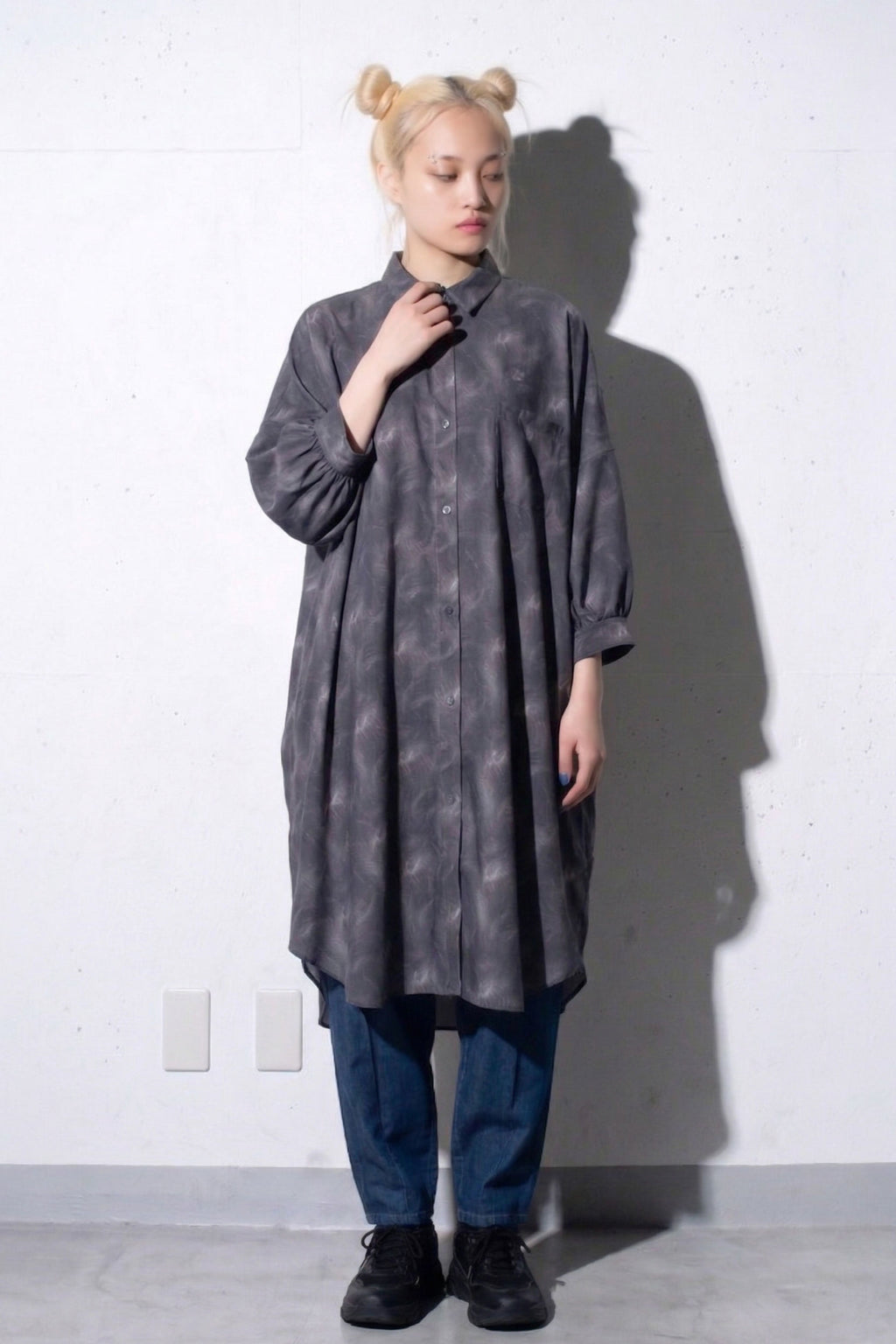 先行予約 BEDSIDEDRAMA / Daydream Photo Shirt Dress