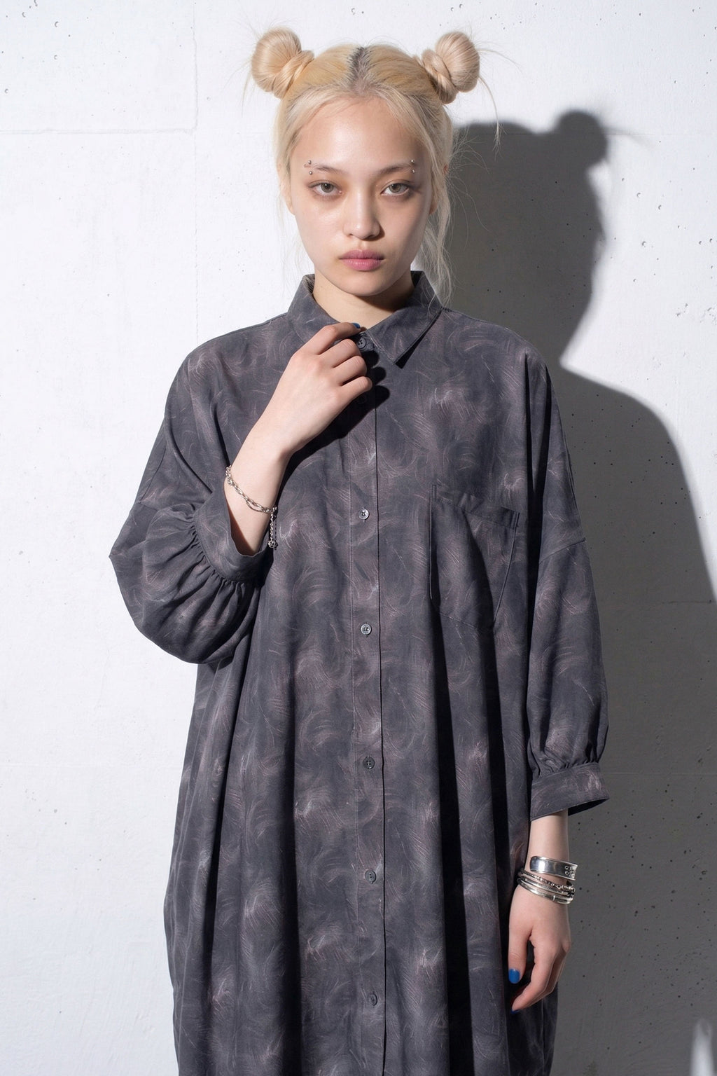 先行予約 BEDSIDEDRAMA / Daydream Photo Shirt Dress