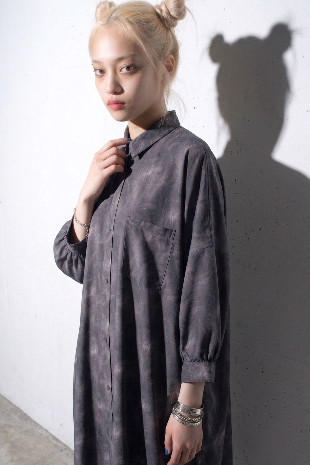 先行予約 BEDSIDEDRAMA / Daydream Photo Shirt Dress