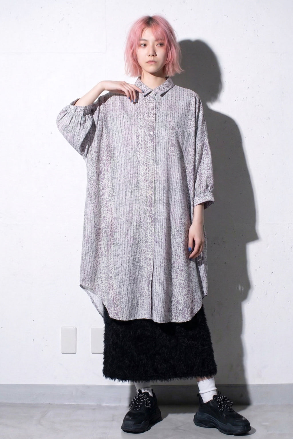 先行予約 BEDSIDEDRAMA / Daydream Photo Shirt Dress