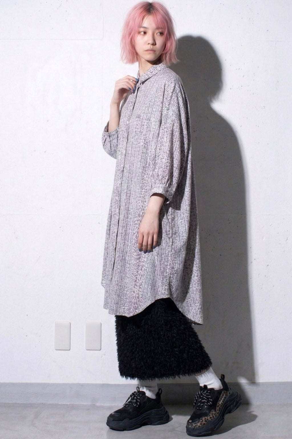 先行予約 BEDSIDEDRAMA / Daydream Photo Shirt Dress