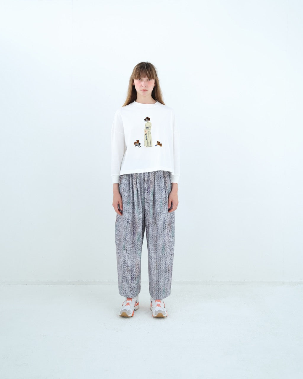 先行予約 BEDSIDEDRAMA / Daydream Photo Wide Pants