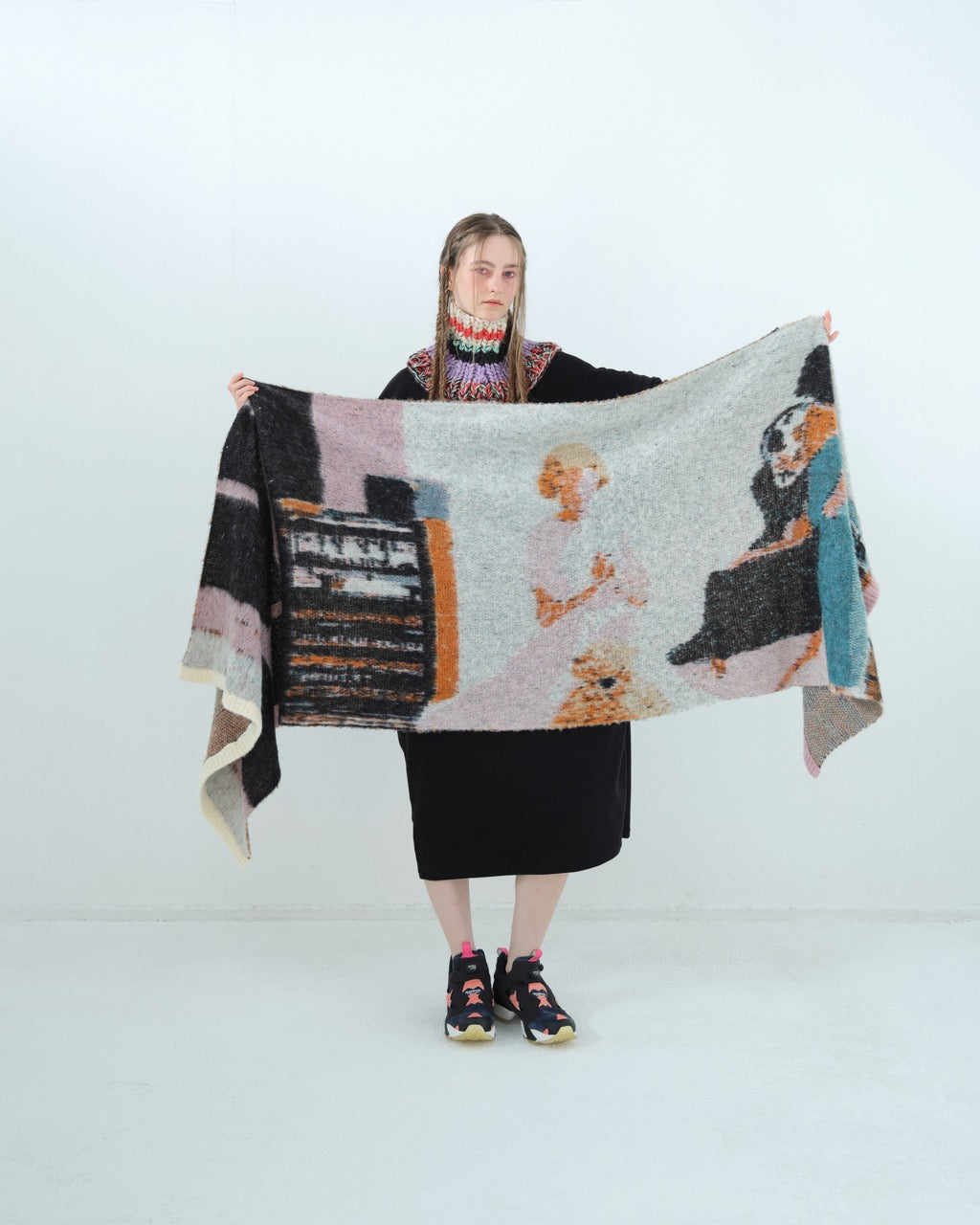 先行予約 BEDSIDEDRAMA / Dim Dream Knit Throw