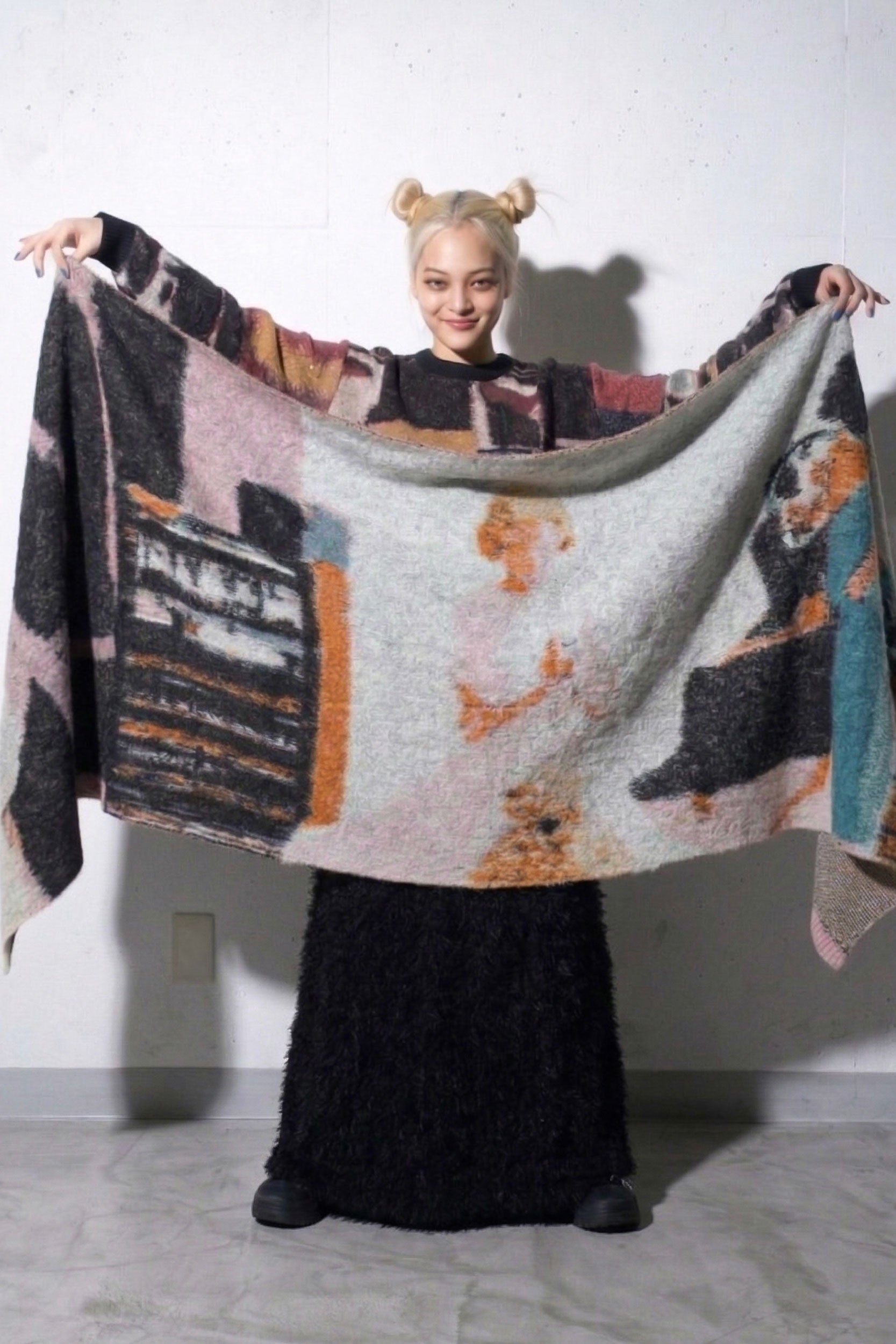 先行予約 BEDSIDEDRAMA / Dim Dream Knit Throw