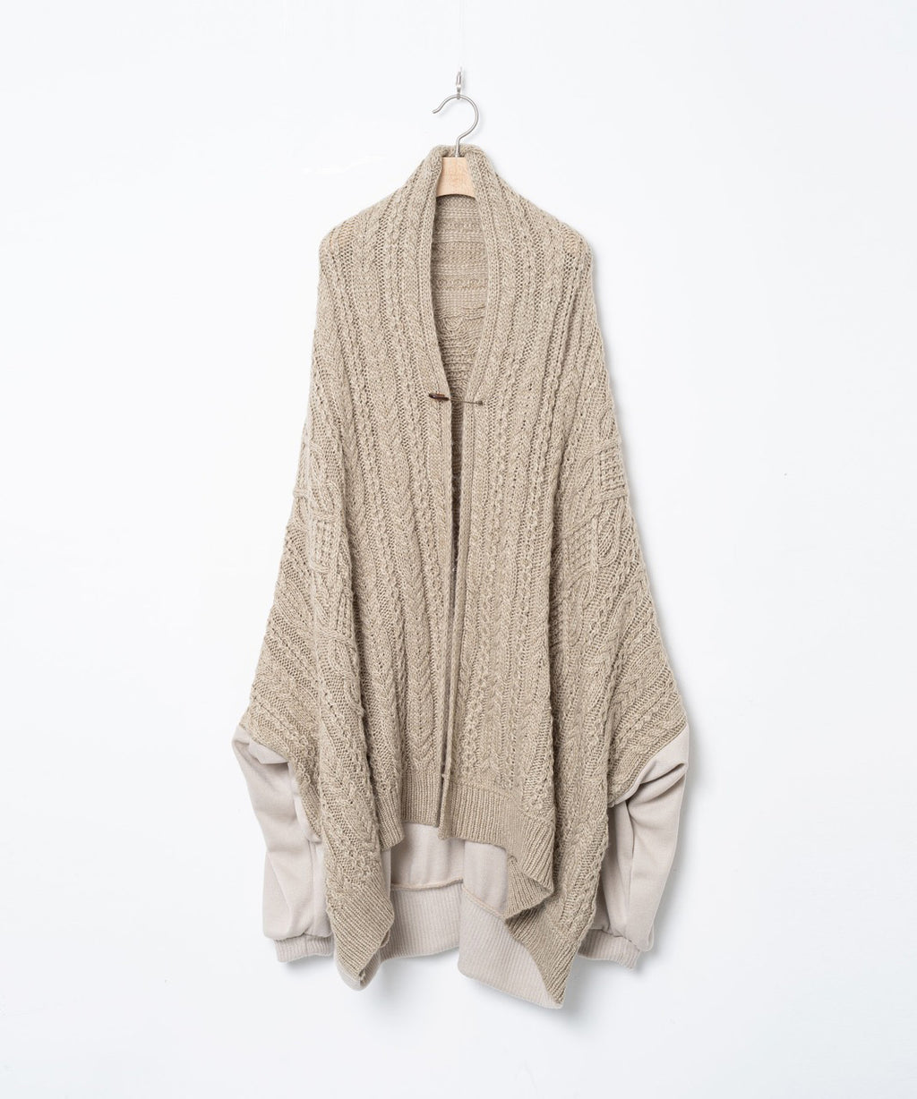 先行予約 BEDSIDEDRAMA / Knit Throw Coadigan