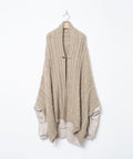 先行予約 BEDSIDEDRAMA / Knit Throw Coadigan