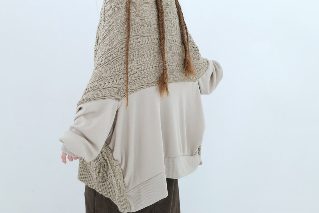 先行予約 BEDSIDEDRAMA / Knit Throw Coadigan