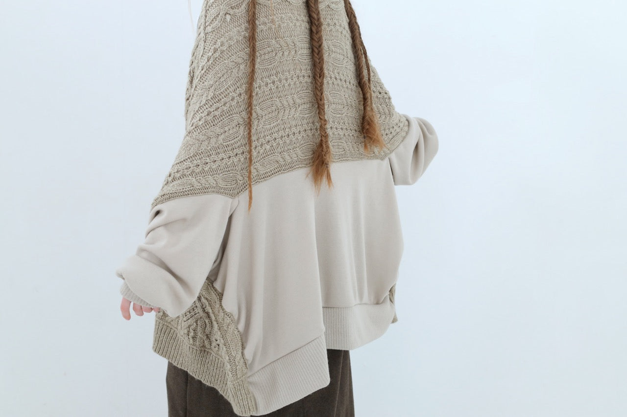 先行予約 BEDSIDEDRAMA / Knit Throw Coadigan