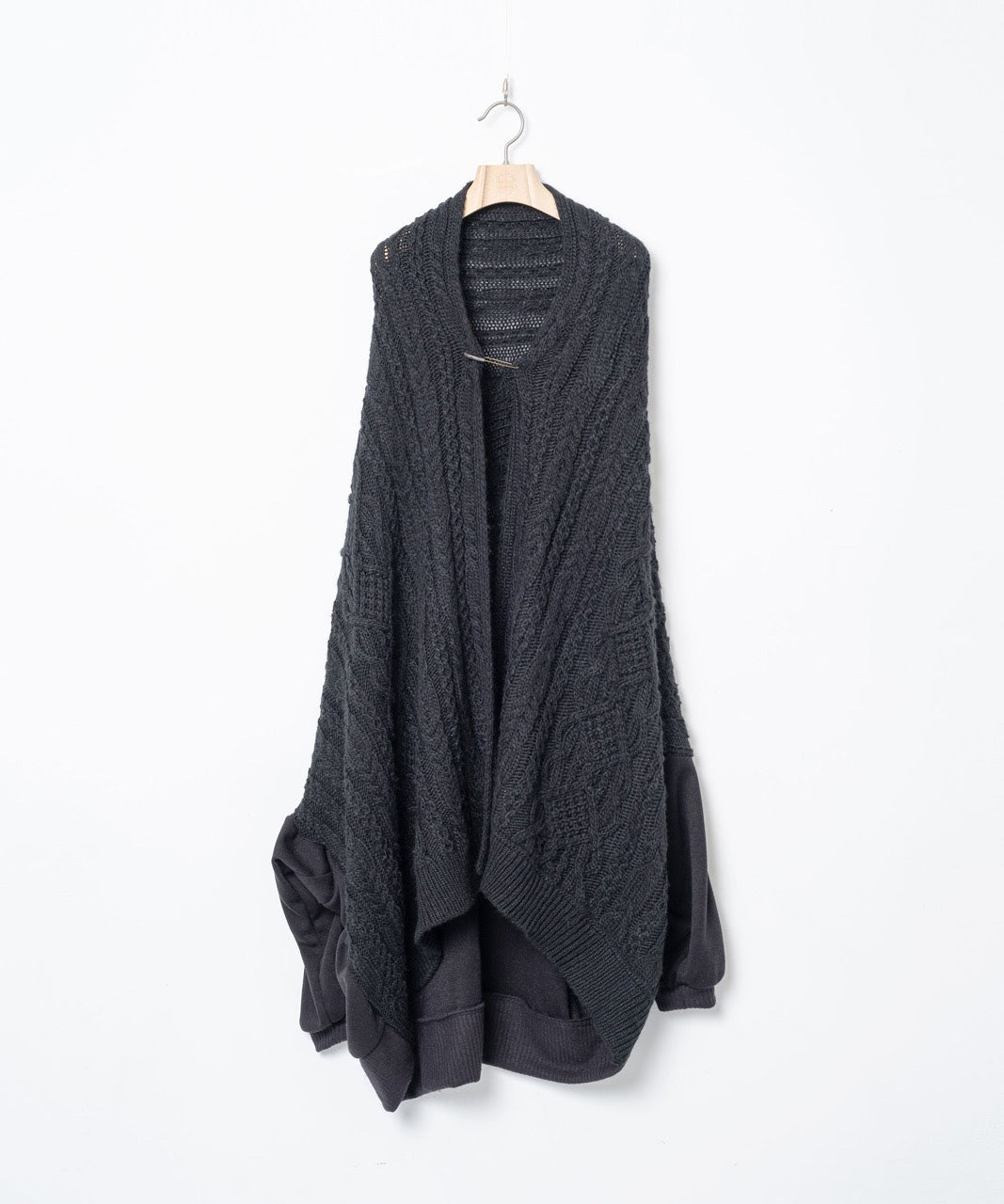 先行予約 BEDSIDEDRAMA / Knit Throw Coadigan