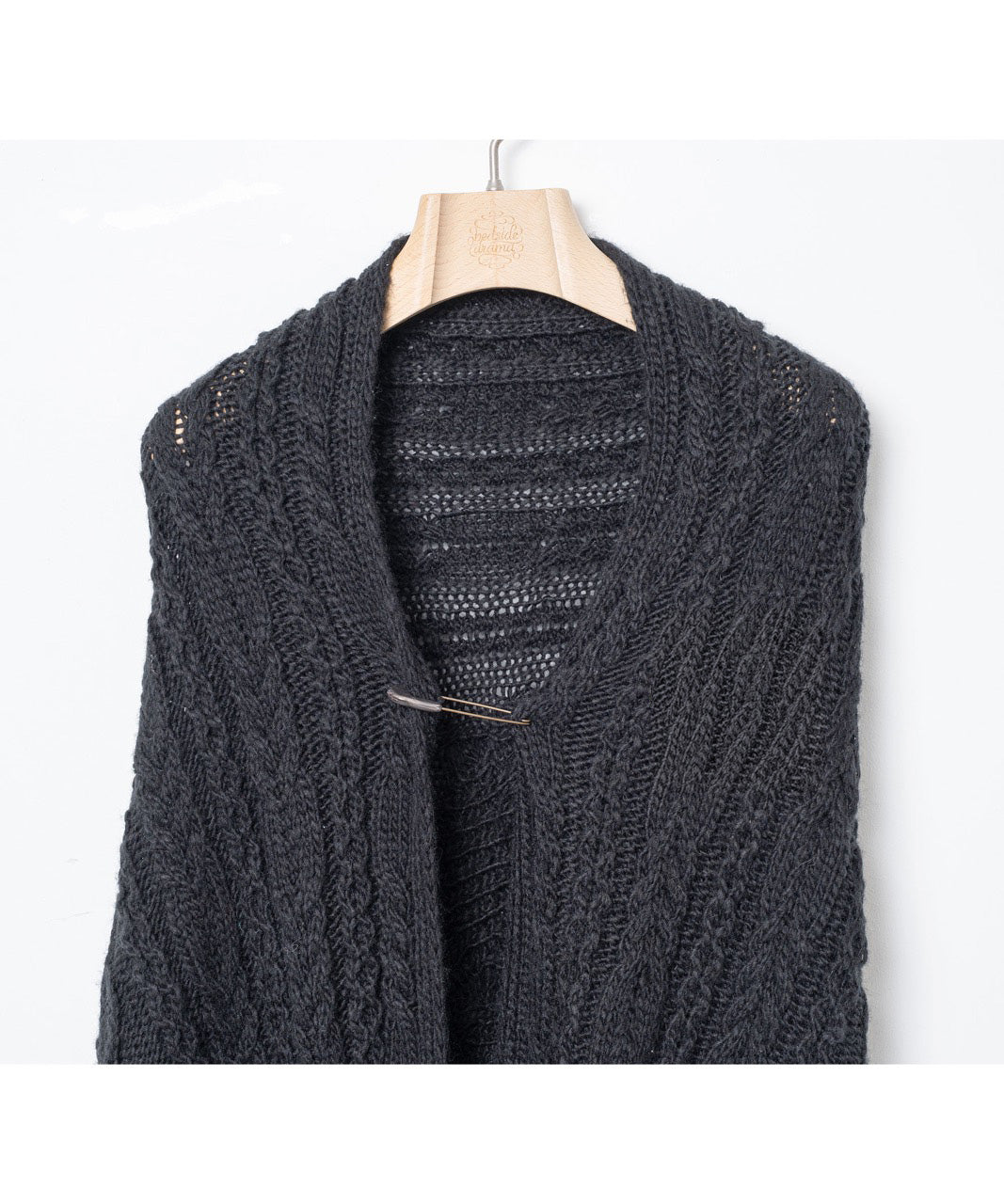 先行予約 BEDSIDEDRAMA / Knit Throw Coadigan