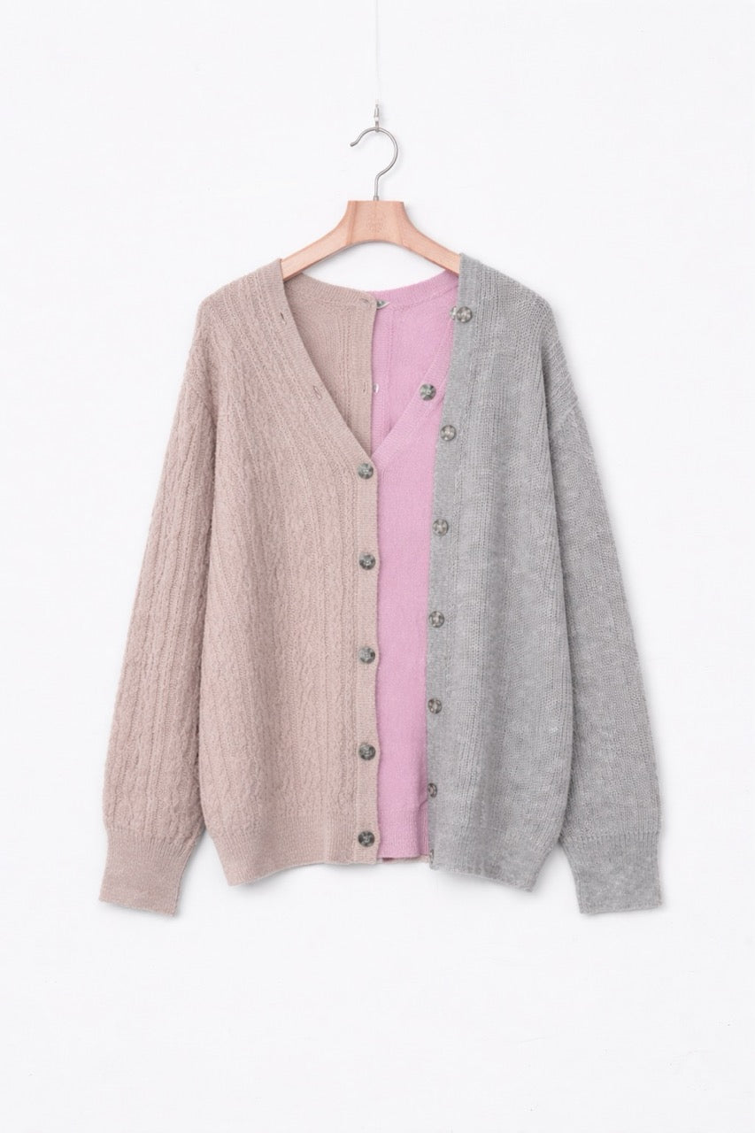 先行予約 BEDSIDEDRAMA / Triple Fragment Cardigan