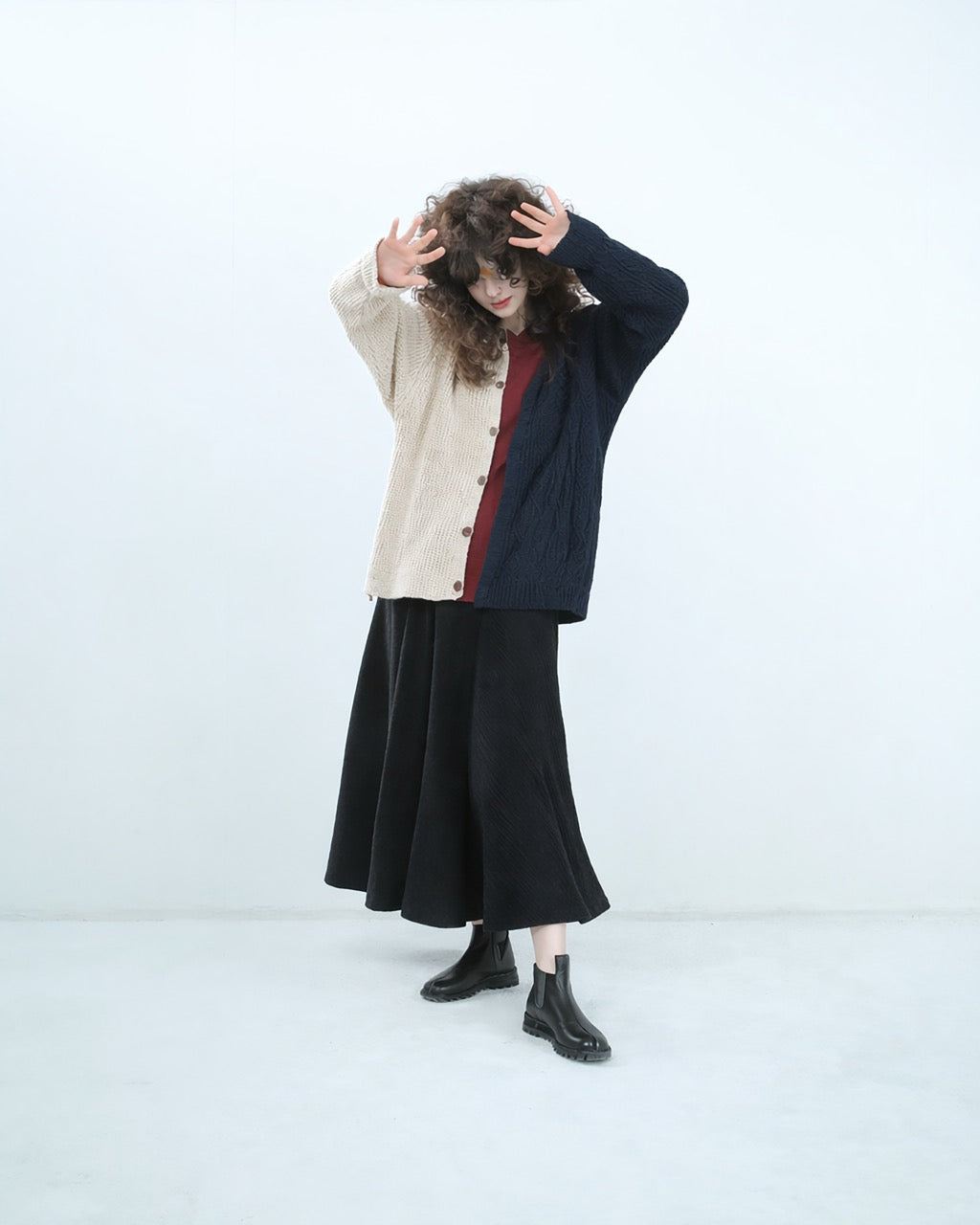 先行予約 BEDSIDEDRAMA / Triple Fragment Cardigan