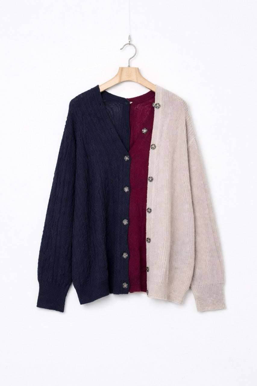 先行予約 BEDSIDEDRAMA / Triple Fragment Cardigan
