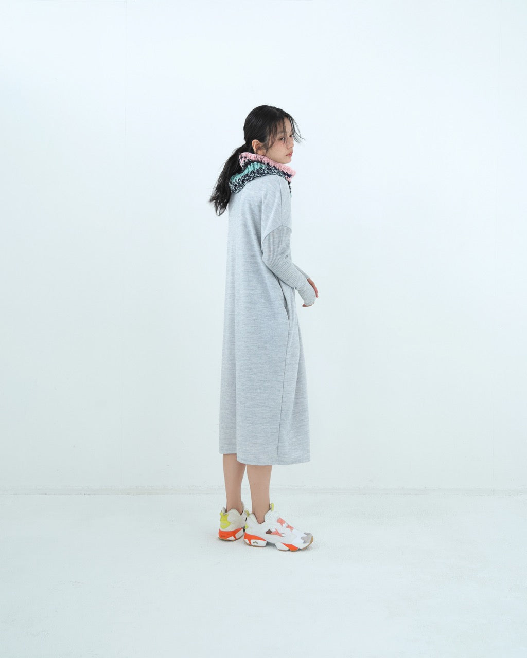先行予約 BEDSIDEDRAMA / Neck Walmer Onepiece