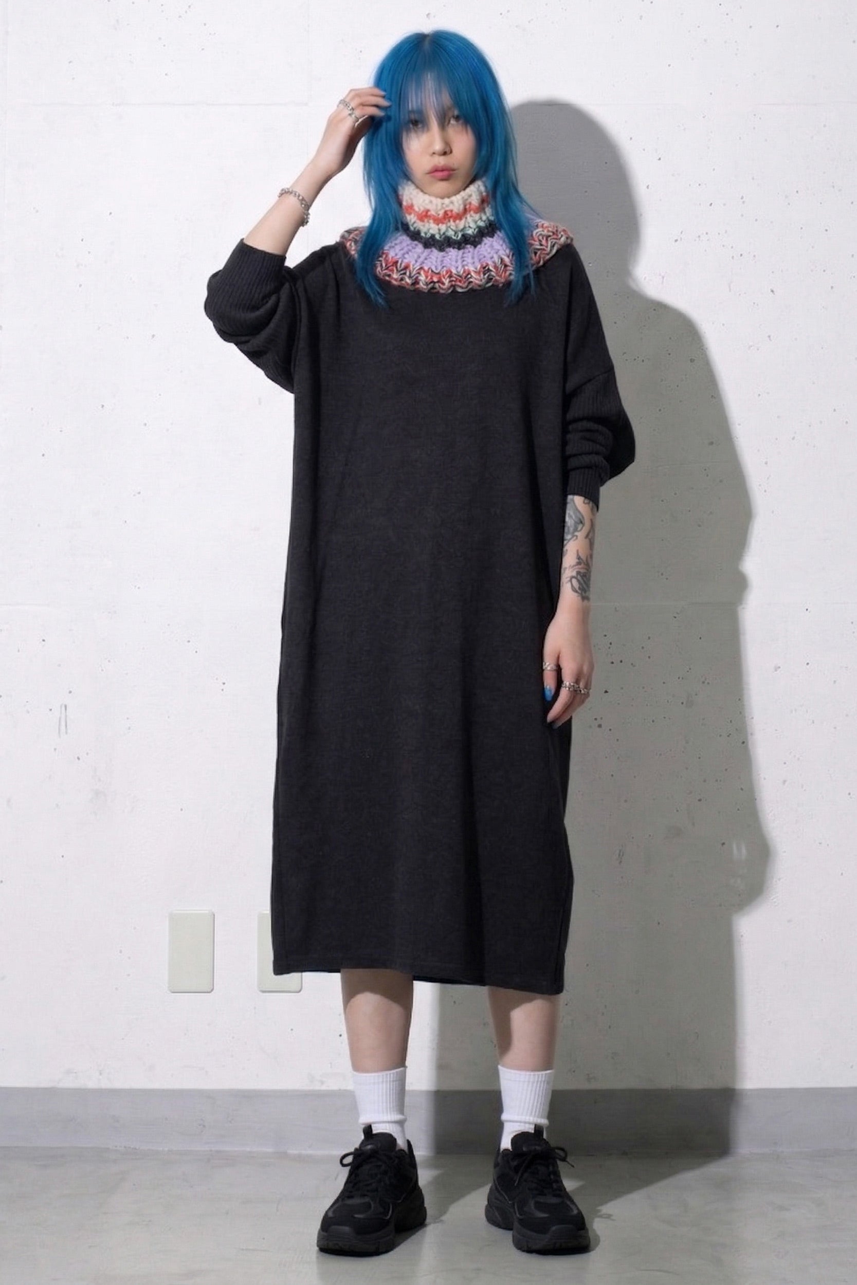 先行予約 BEDSIDEDRAMA / Neck Walmer Onepiece