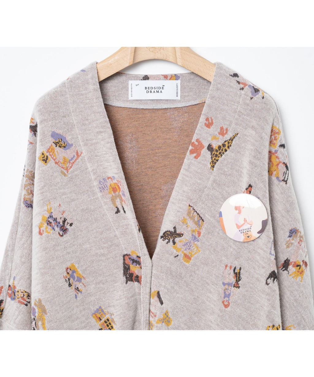 先行予約 BEDSIDEDRAMA / Twenty Night JQ Cardigan
