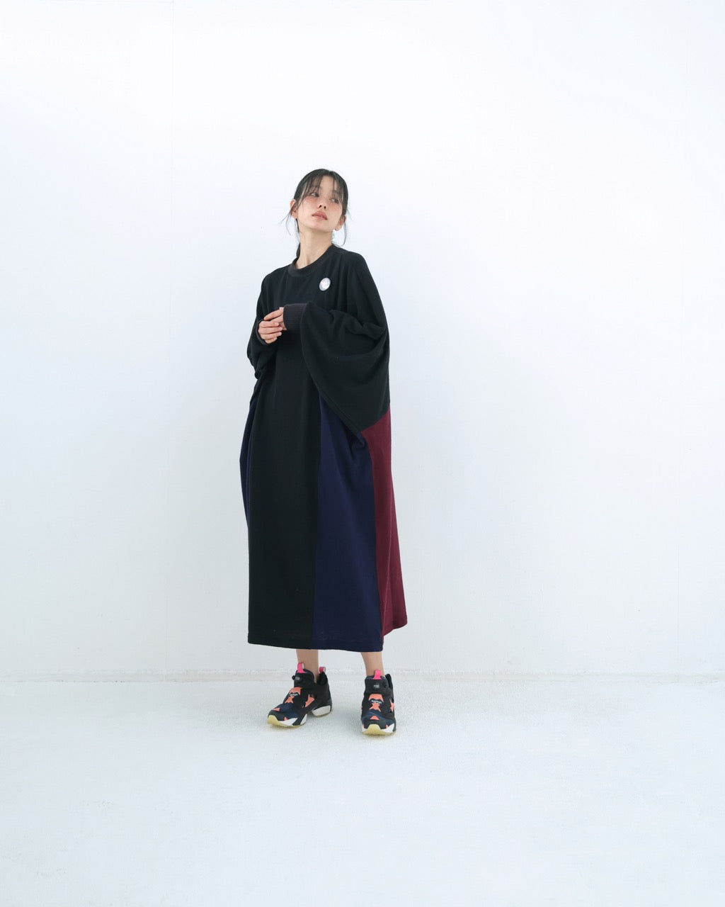 先行予約 BEDSIDEDRAMA / Pattern Switch Wide Dress