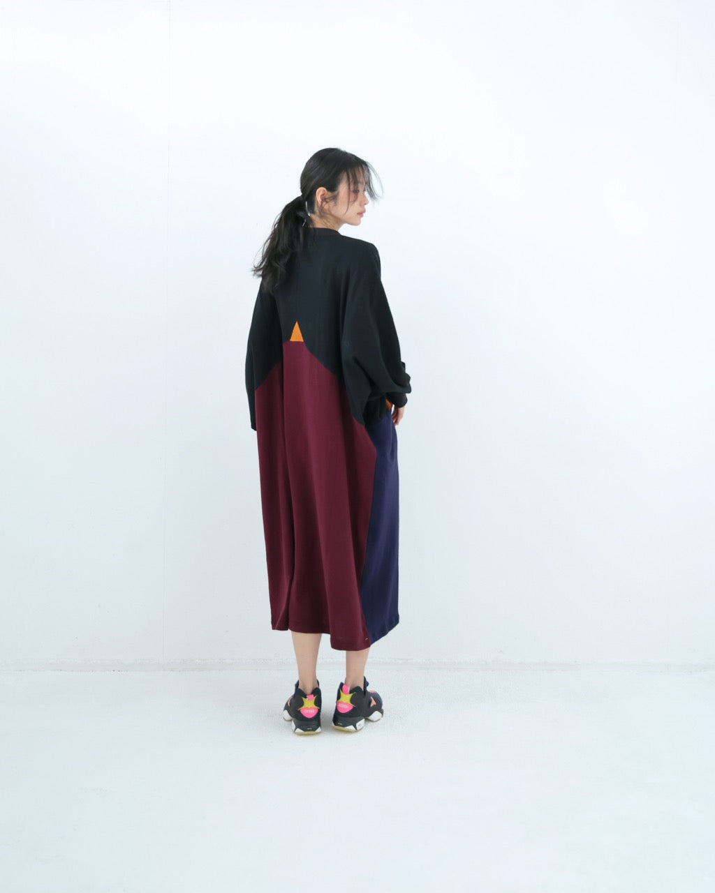 先行予約 BEDSIDEDRAMA / Pattern Switch Wide Dress