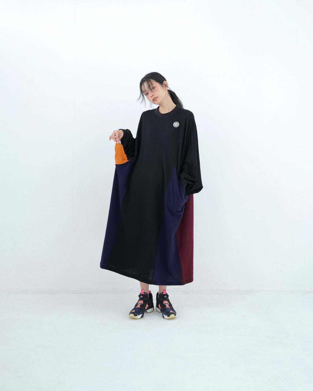 先行予約 BEDSIDEDRAMA / Pattern Switch Wide Dress