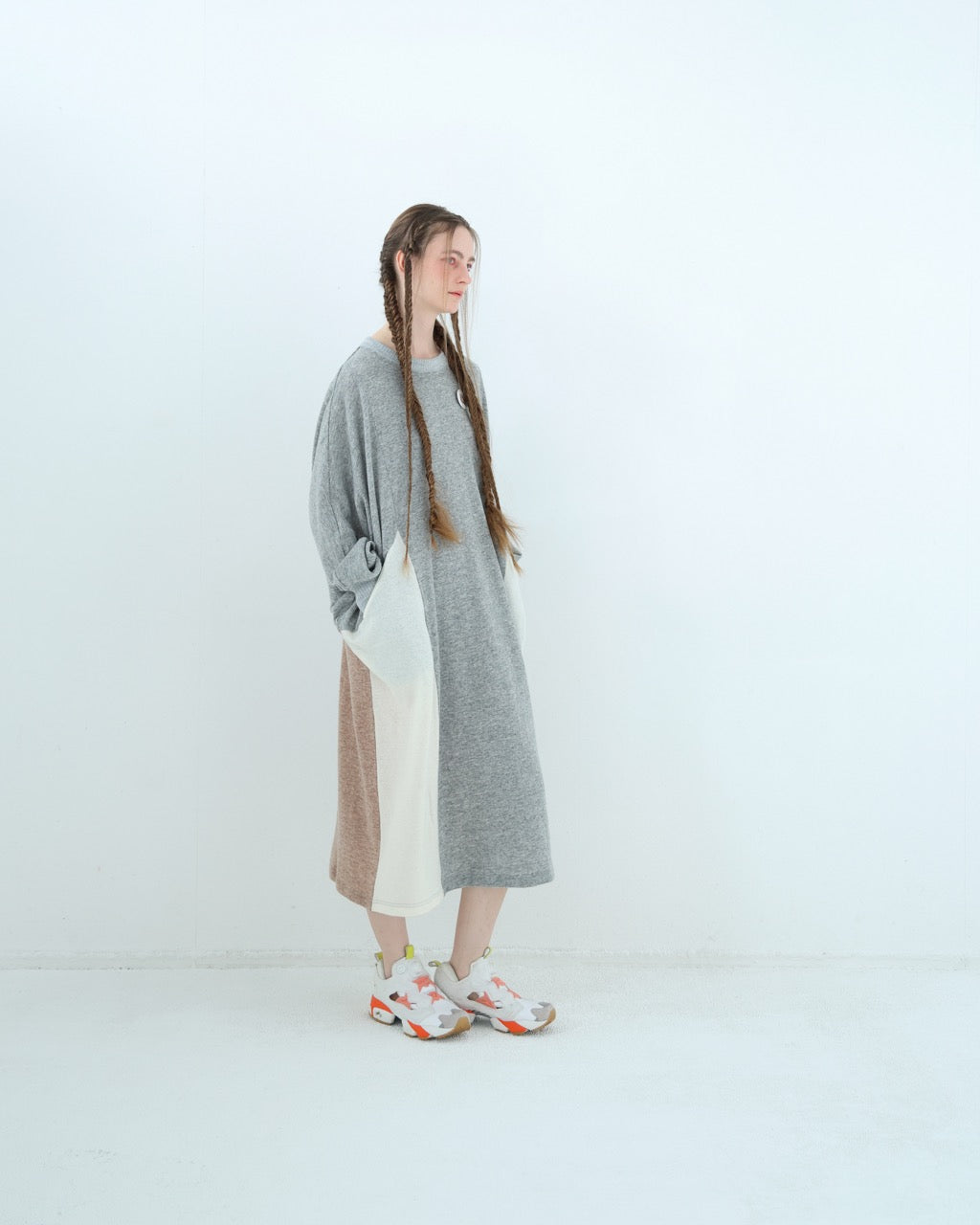 先行予約 BEDSIDEDRAMA / Pattern Switch Wide Dress