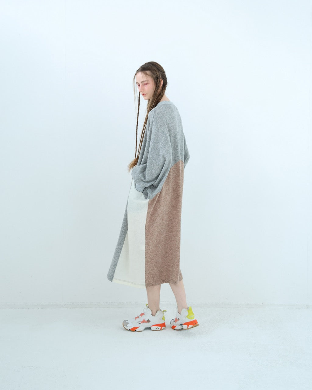 先行予約 BEDSIDEDRAMA / Pattern Switch Wide Dress