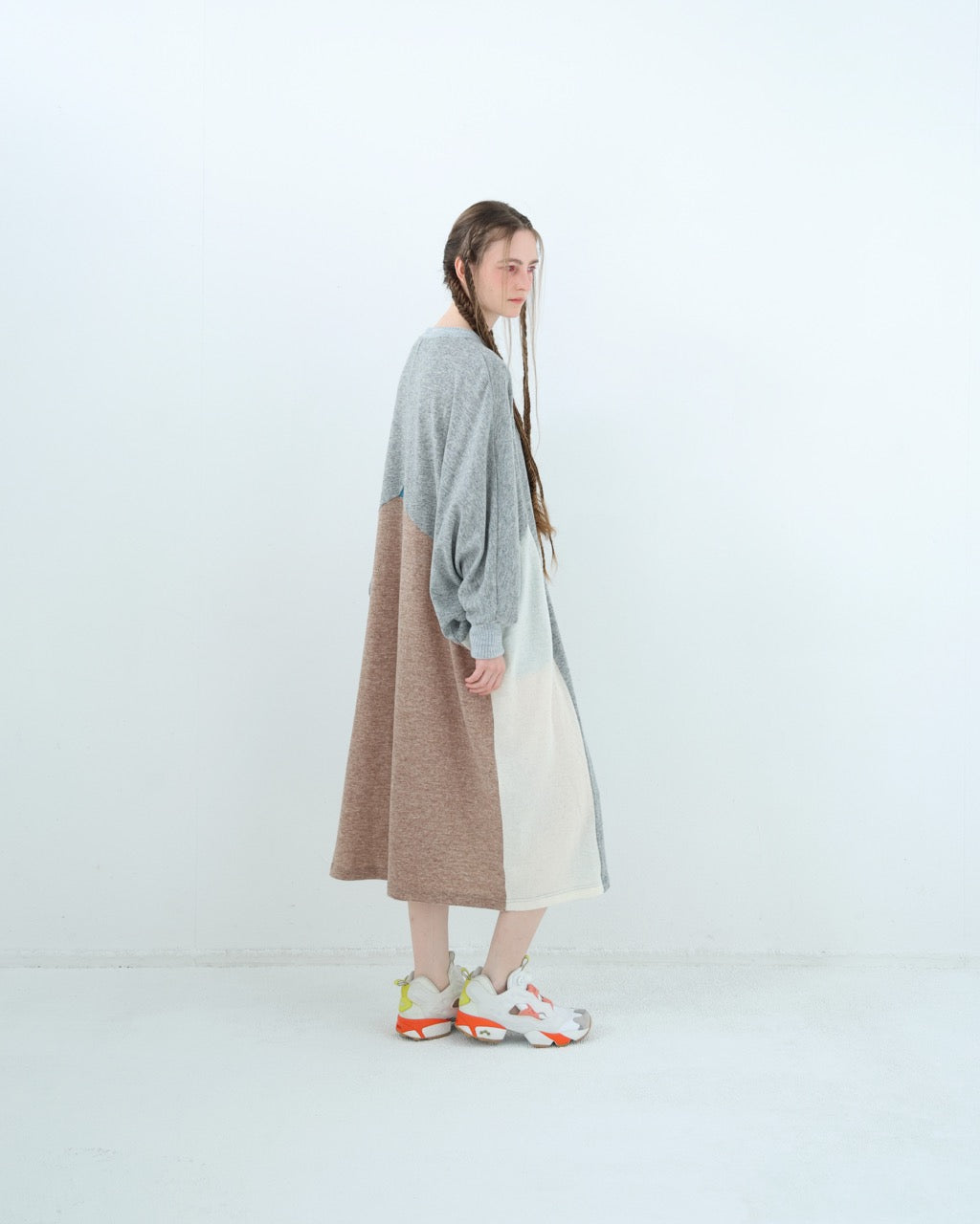 先行予約 BEDSIDEDRAMA / Pattern Switch Wide Dress