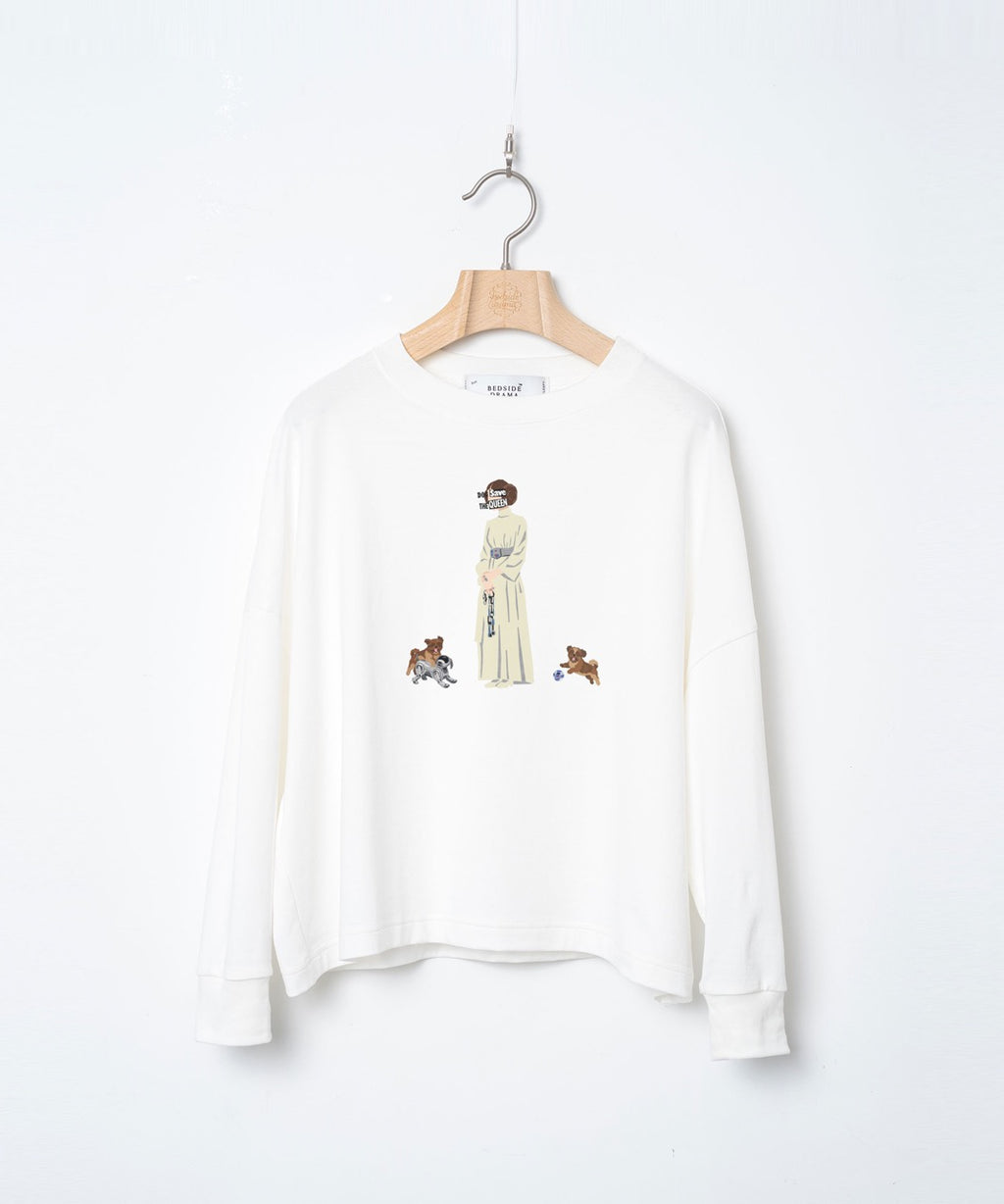 先行予約 BEDSIDEDRAMA / DOG SAVE THE QUEEN Wide Pullover