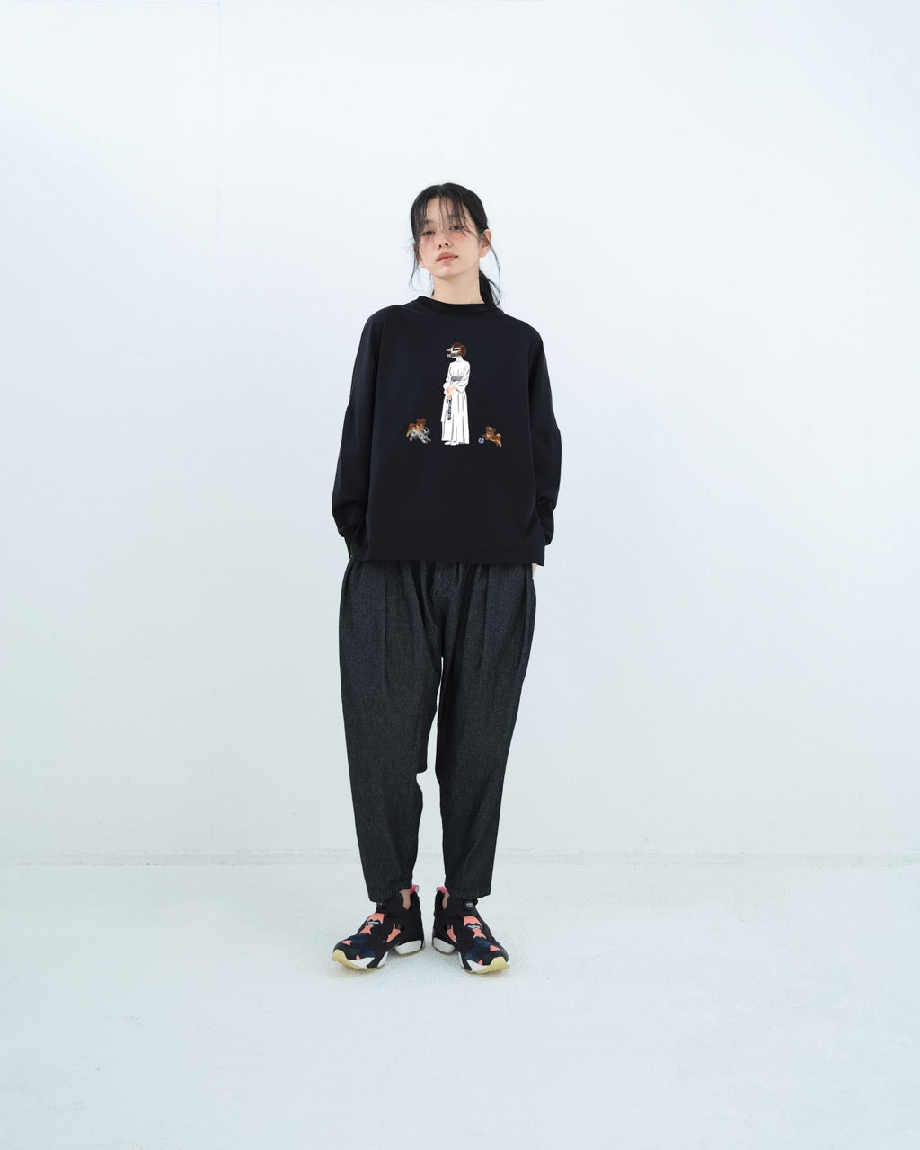 先行予約 BEDSIDEDRAMA / DOG SAVE THE QUEEN Wide Pullover