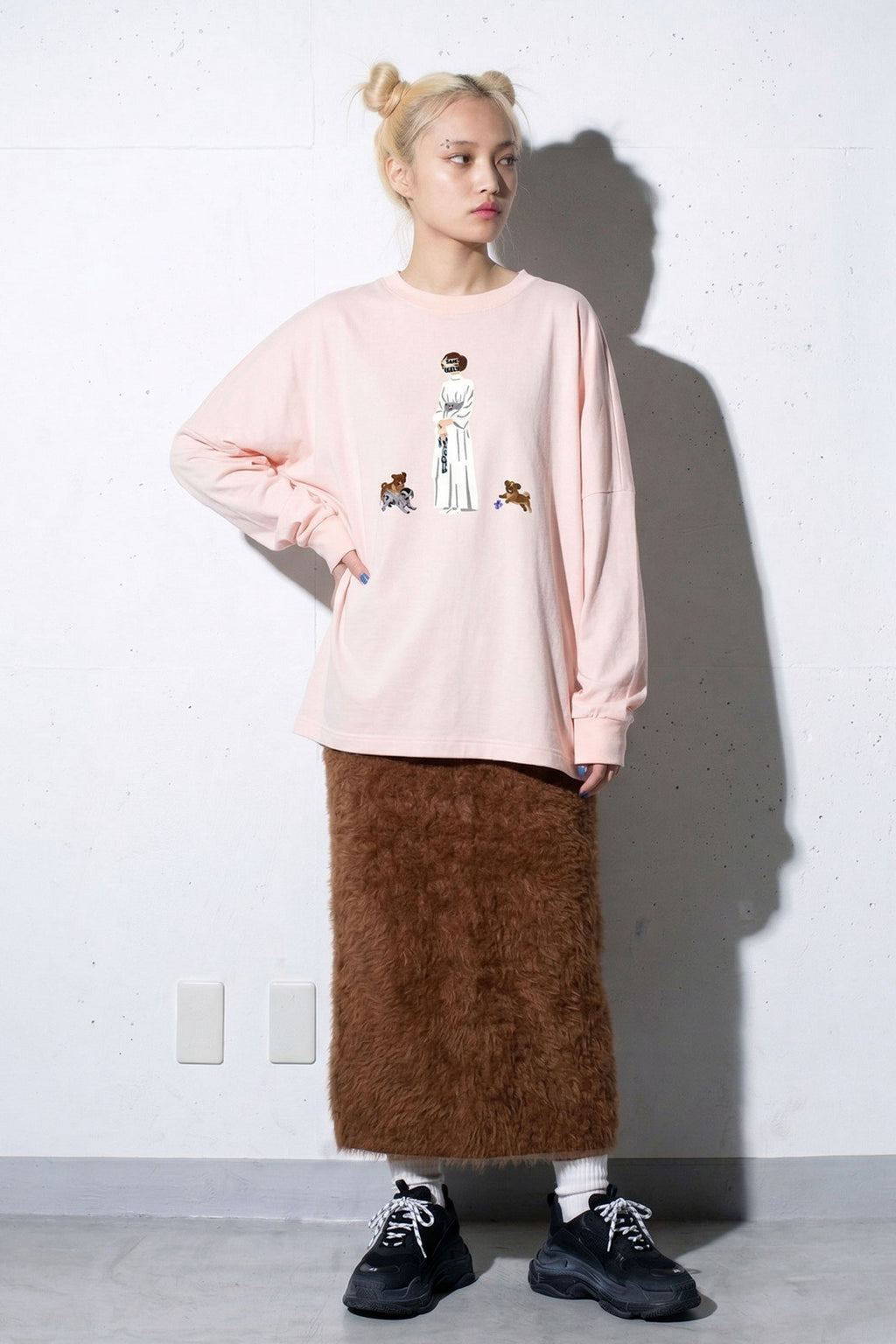 先行予約 BEDSIDEDRAMA / DOG SAVE THE QUEEN Wide Pullover