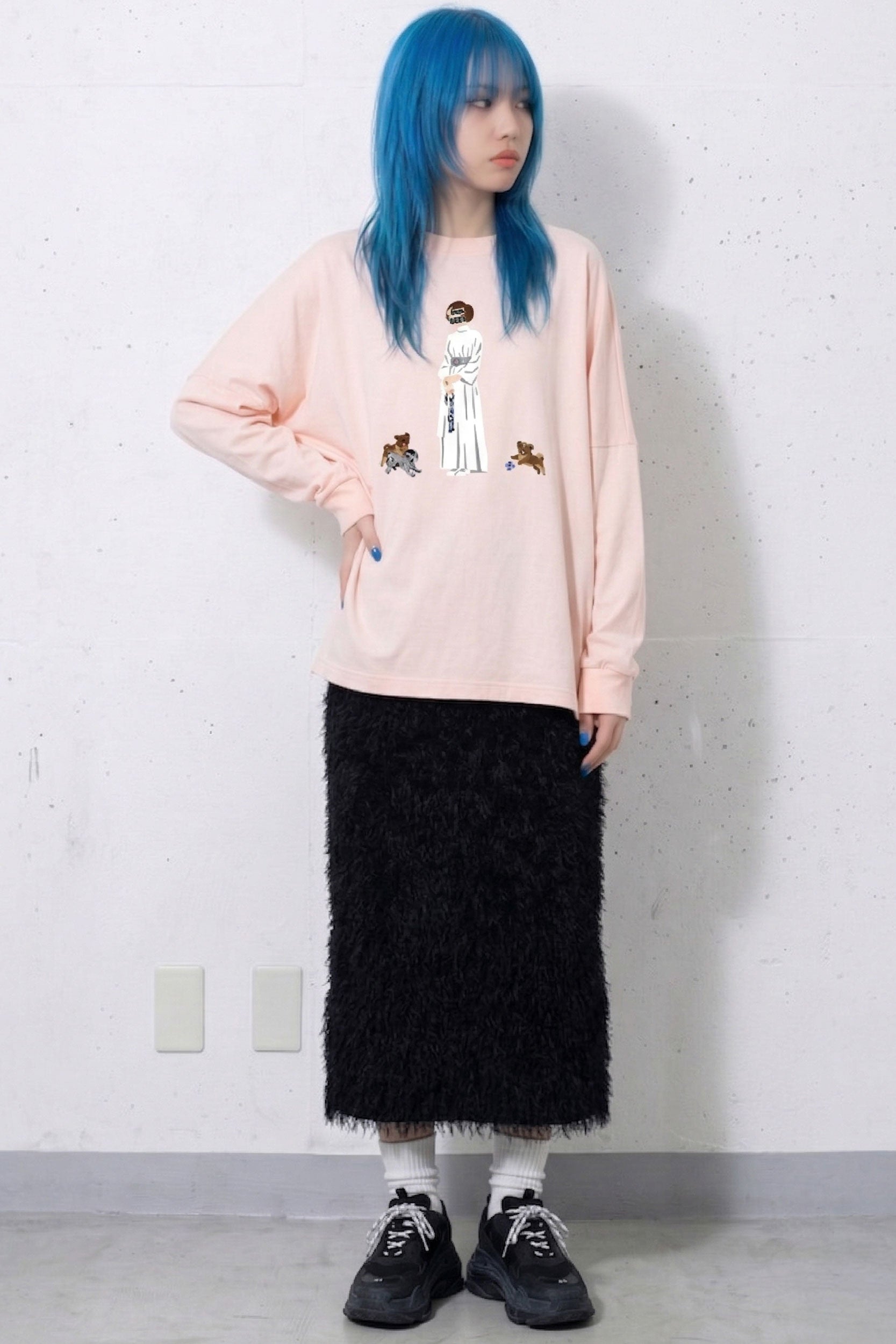 先行予約 BEDSIDEDRAMA / DOG SAVE THE QUEEN Wide Pullover