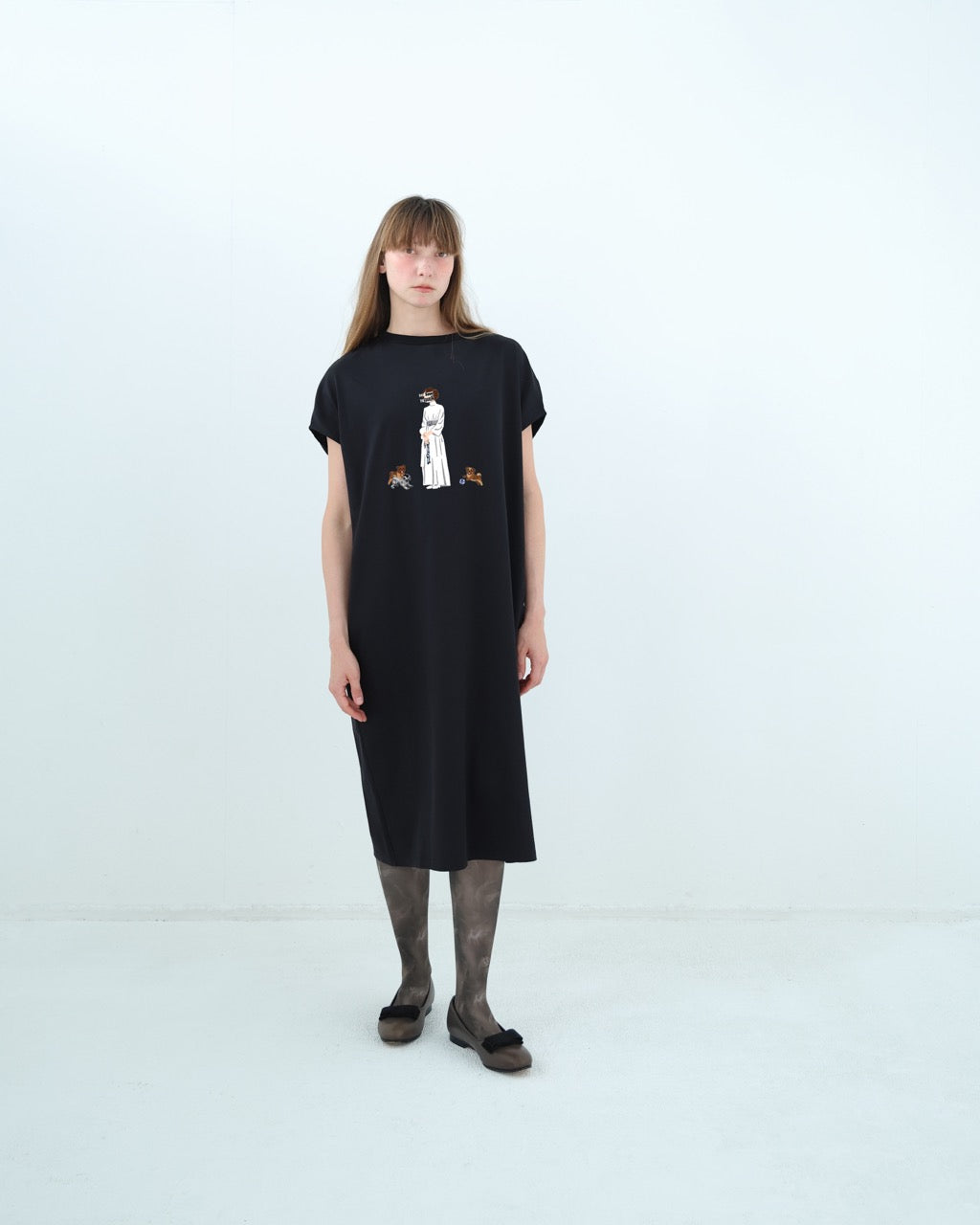 先行予約 BEDSIDEDRAMA / DOG SAVE THE QUEEN Dress Tee