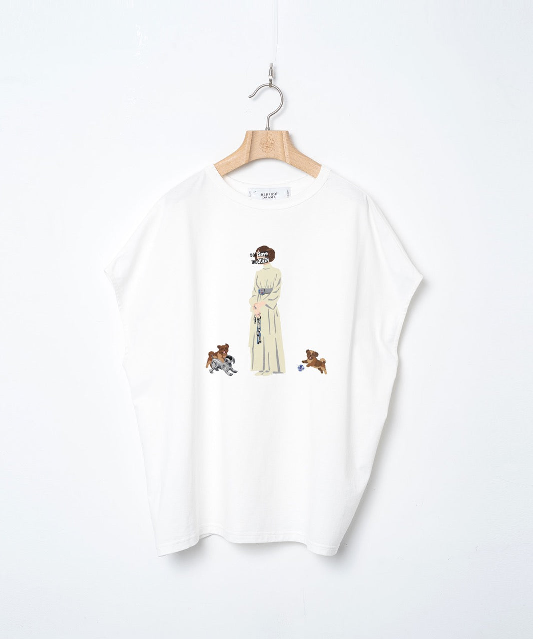 先行予約 BEDSIDEDRAMA / DOG SAVE THE QUEEN Dress Tee