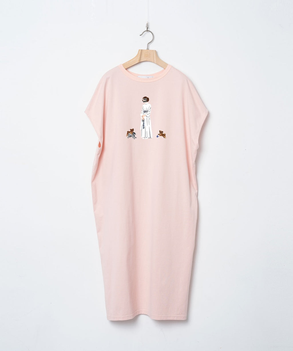 先行予約 BEDSIDEDRAMA / DOG SAVE THE QUEEN Dress Tee