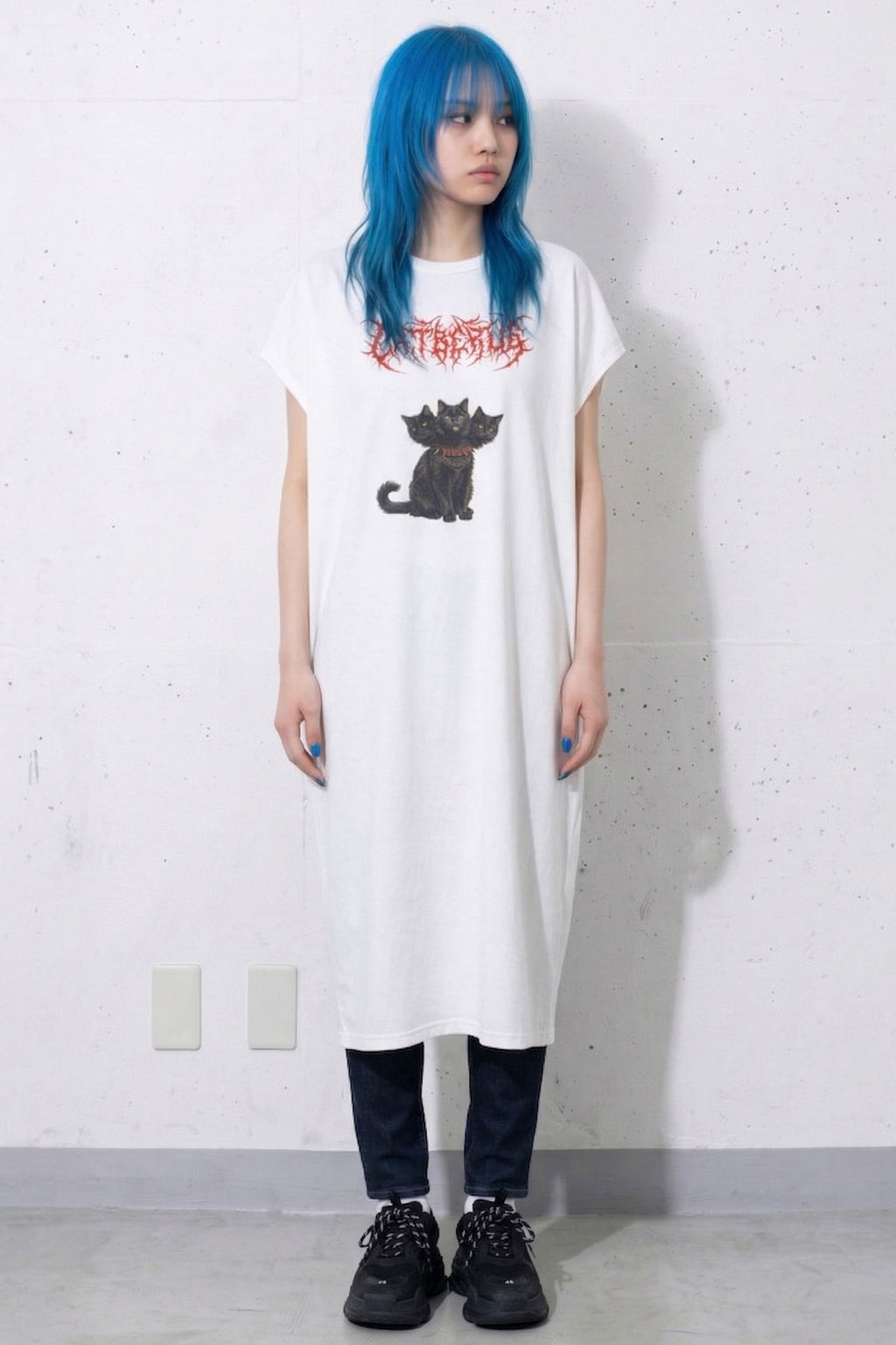 先行予約 BEDSIDEDRAMA / CATBERUS Dress Tee