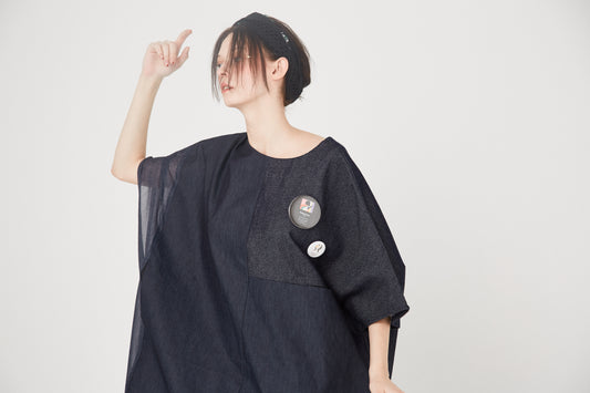 BEDSIDEDRAMA / Dress Maxi One-piece - INDIGO