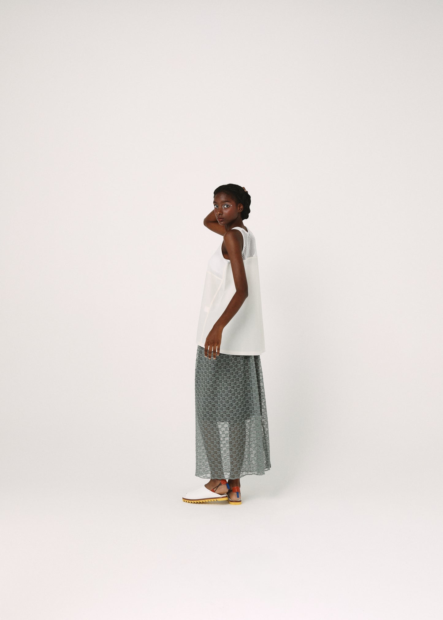 BEDSIDEDRAMA / Colored Tank Dress - L.GREY