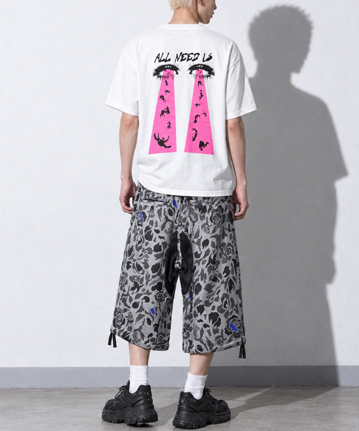 先行予約 NewRose / 80/- ROSE Camouflage HARF PANTS