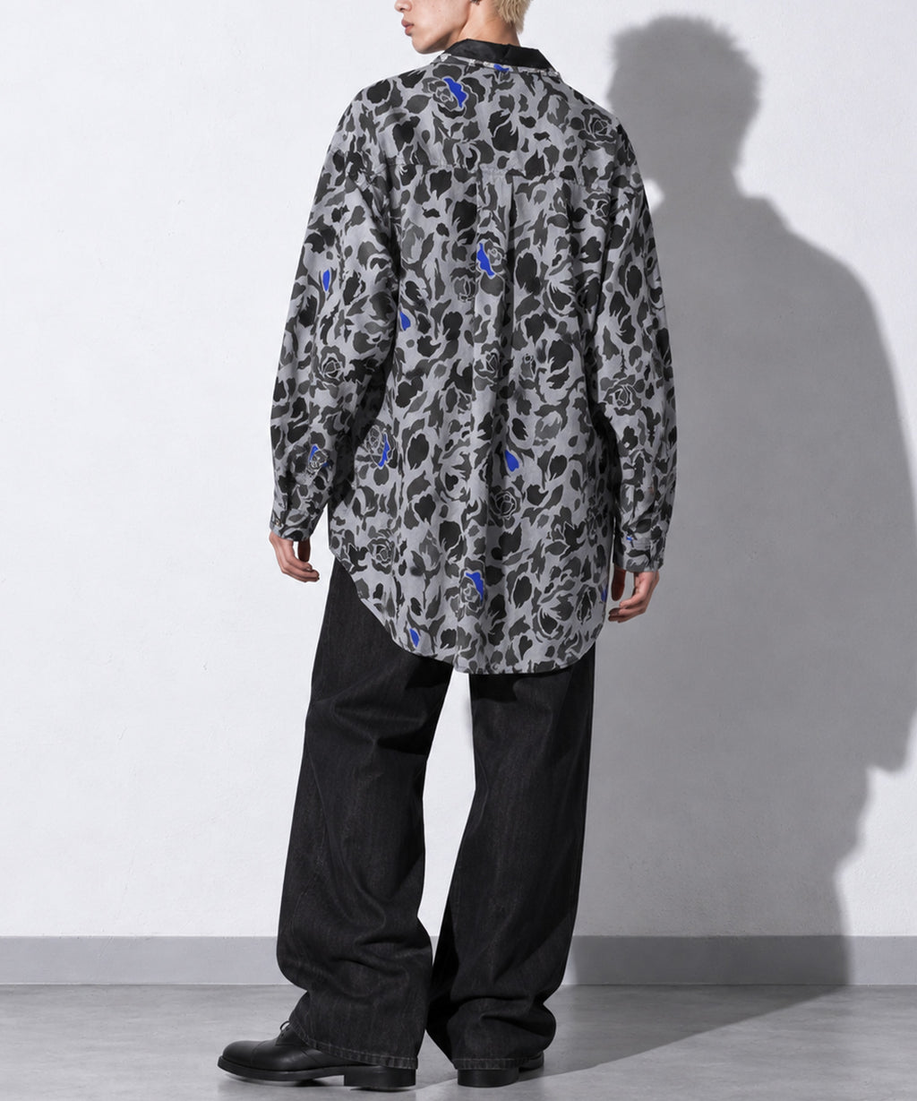 先行予約 NewRose / 80/- ROSE Camouflage RIDERS SHIRT
