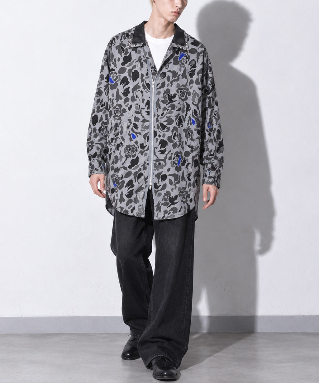 先行予約 NewRose / 80/- ROSE Camouflage RIDERS SHIRT