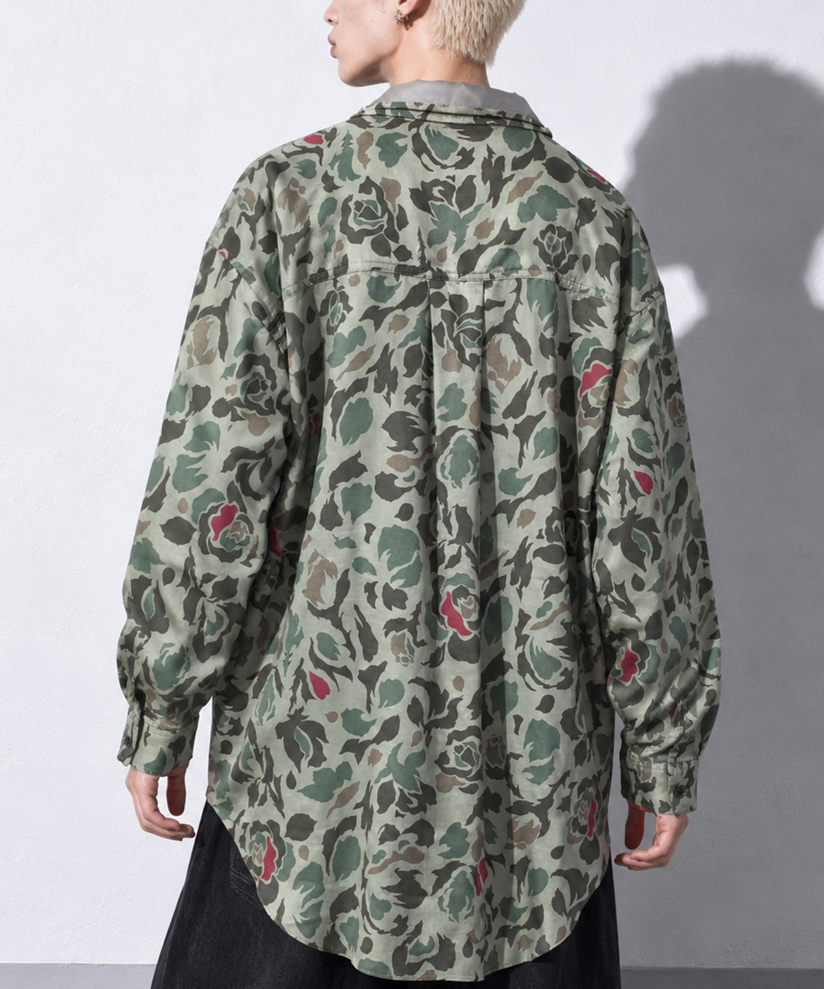 先行予約 NewRose / 80/- ROSE Camouflage RIDERS SHIRT