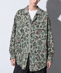 先行予約 NewRose / 80/- ROSE Camouflage RIDERS SHIRT