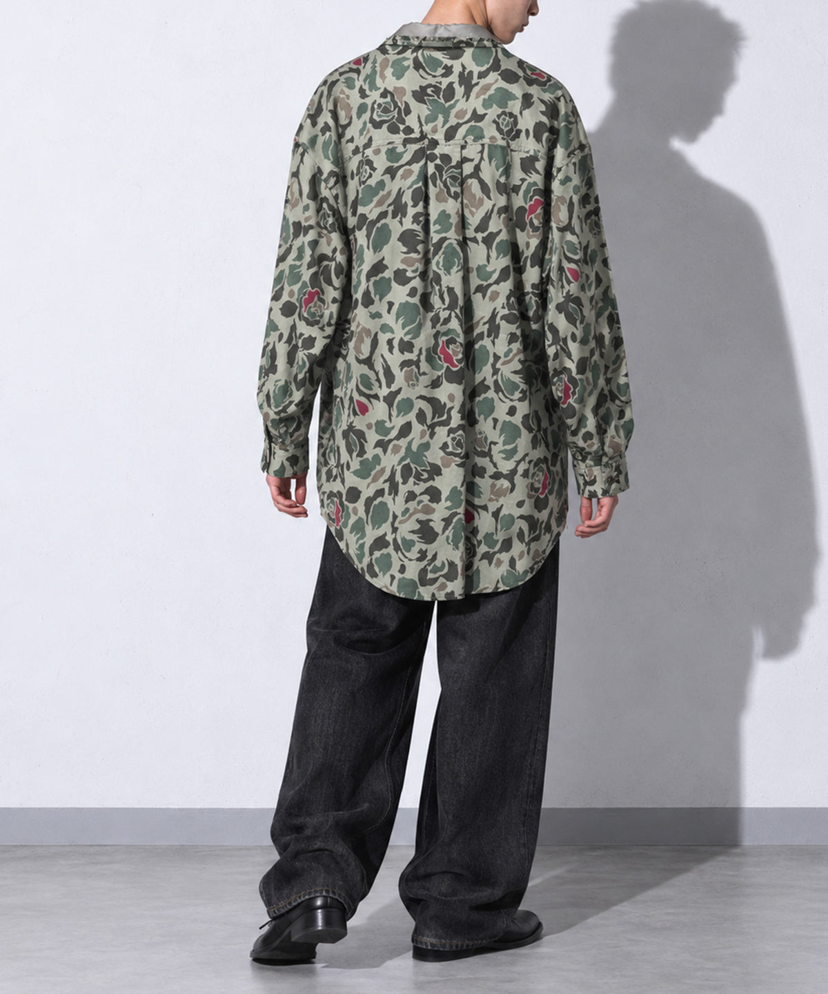 先行予約 NewRose / 80/- ROSE Camouflage RIDERS SHIRT