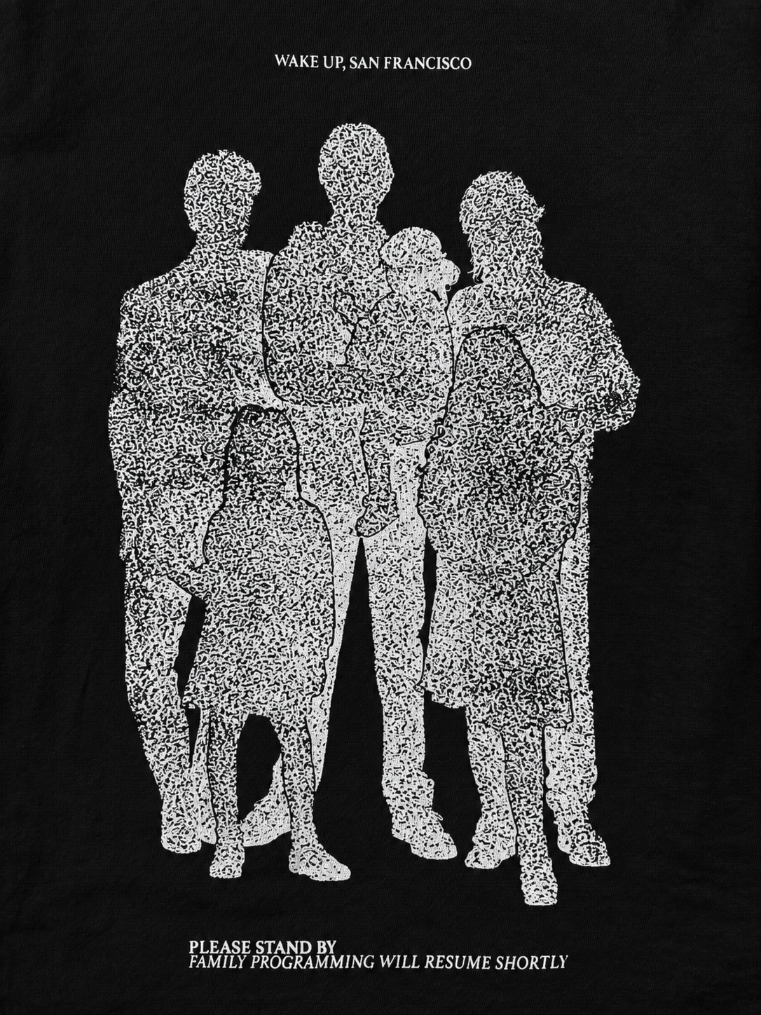 FUMEI / WAKE UP SANFRANCISCO TEE - BLACK