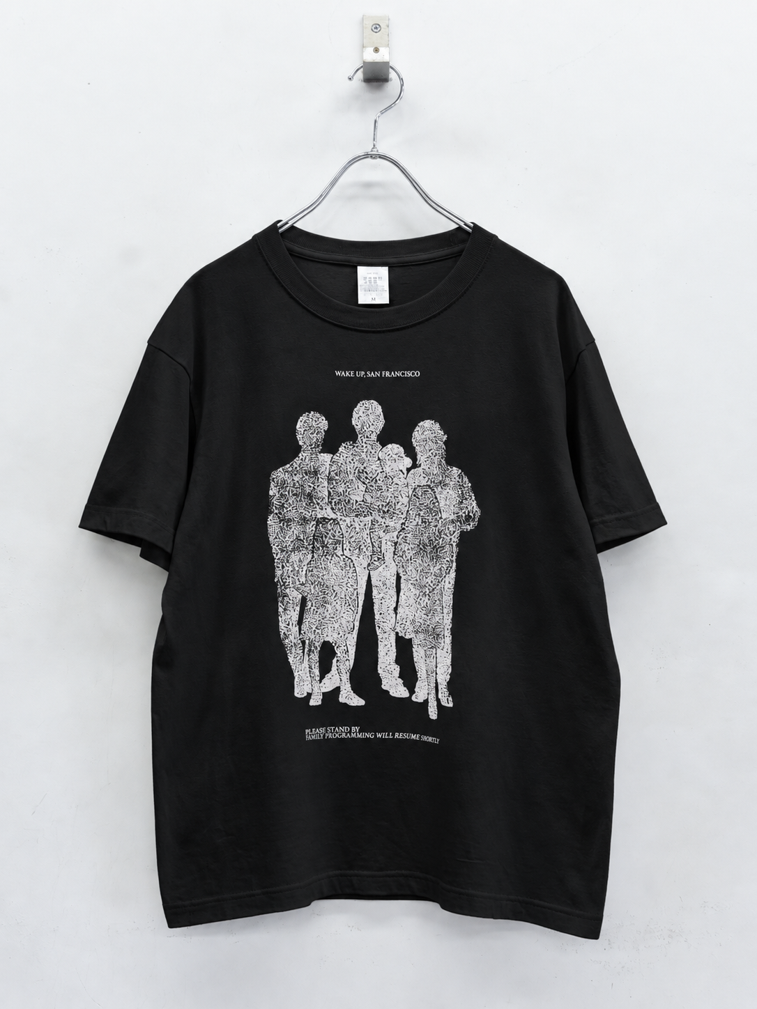 FUMEI / WAKE UP SANFRANCISCO TEE - BLACK