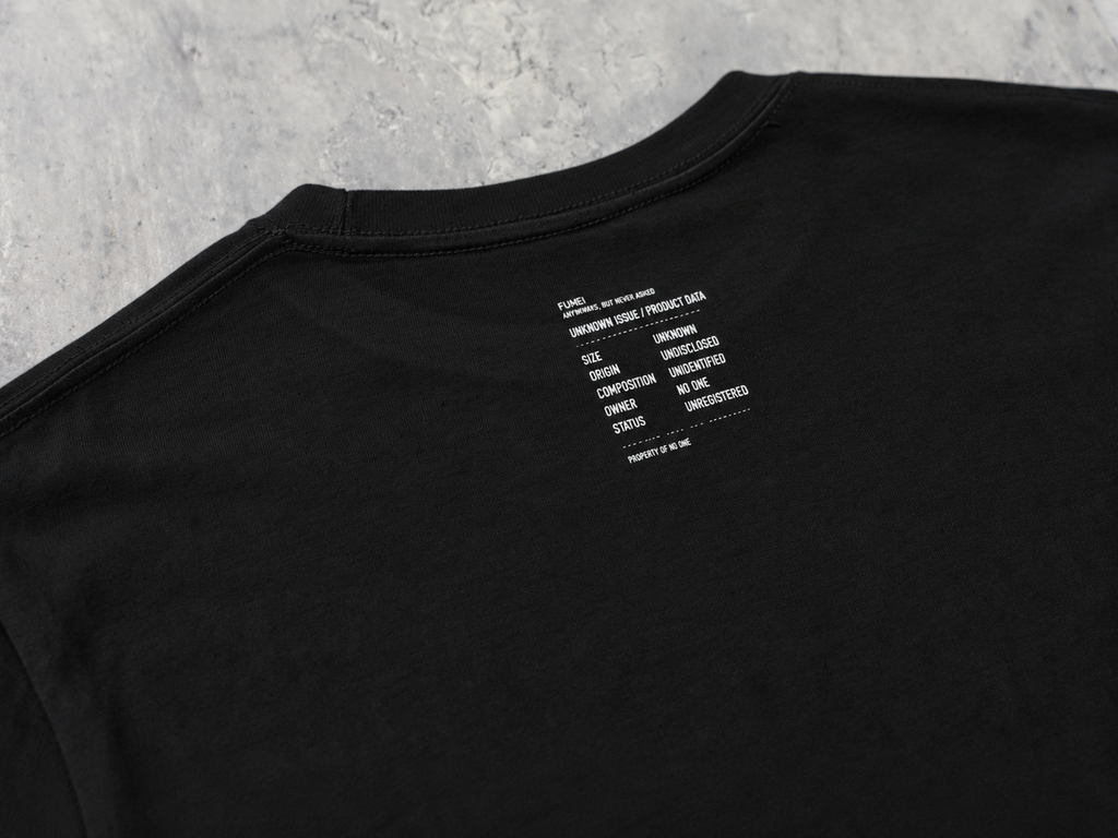 FUMEI / WAKE UP SANFRANCISCO TEE - BLACK