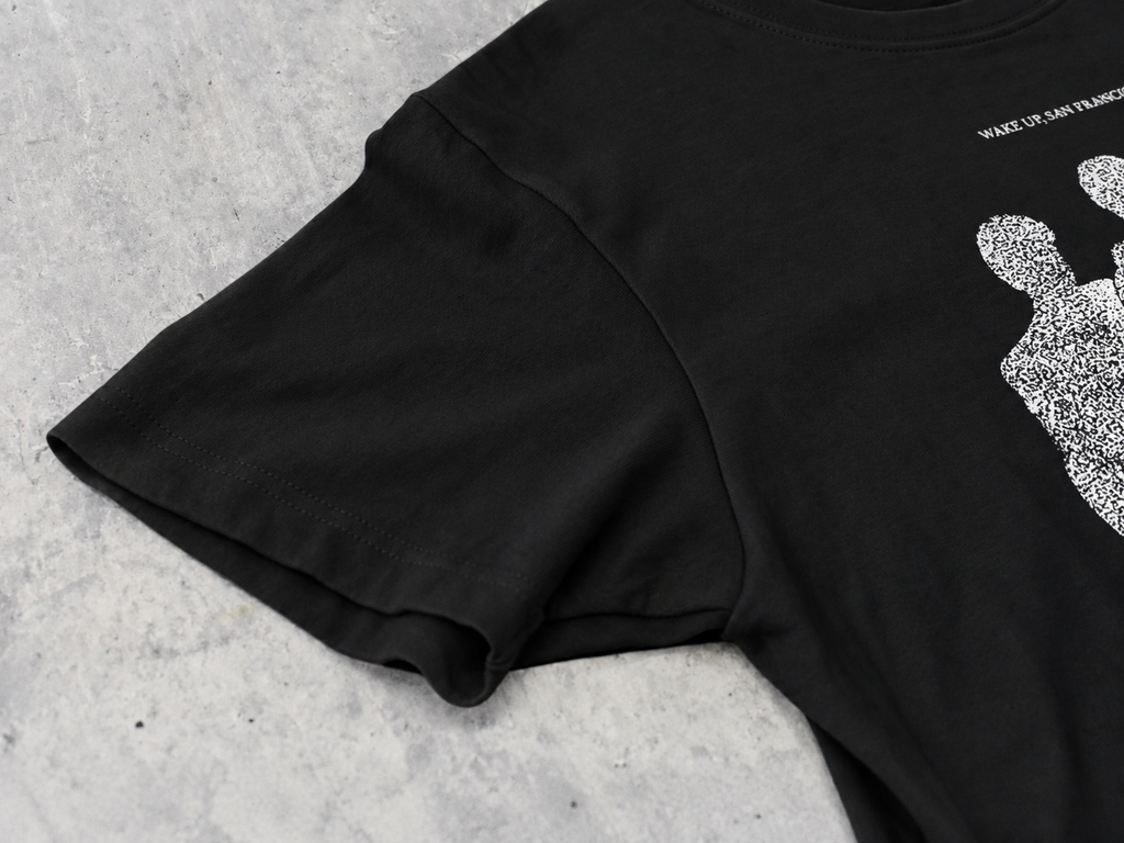 FUMEI / WAKE UP SANFRANCISCO TEE - BLACK